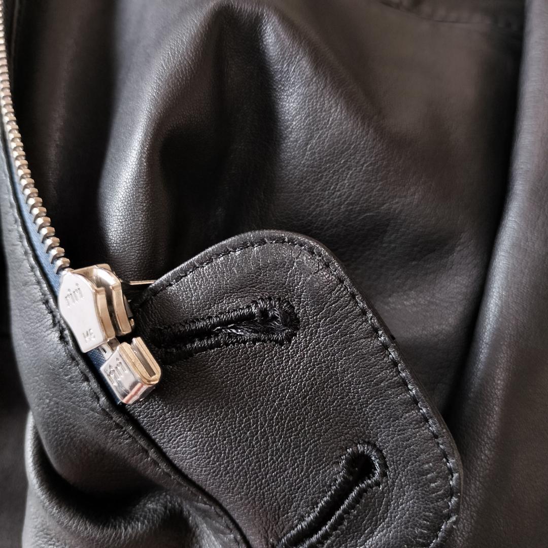 ポールスミス 10AW コレクションモデル 変形襟レザージャケット M ブラック