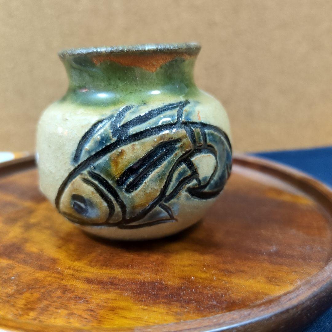 金城次郎〜小壺(真作保証、次印有り)