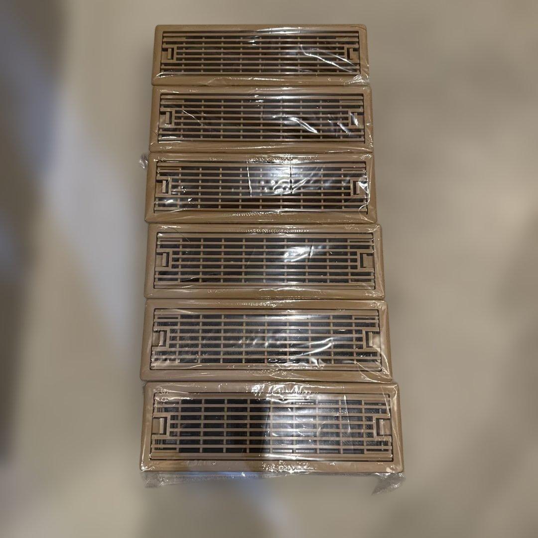 新品　JOTO ルームガラリ6個セット　YV-7530-MB ミディアムブラウン