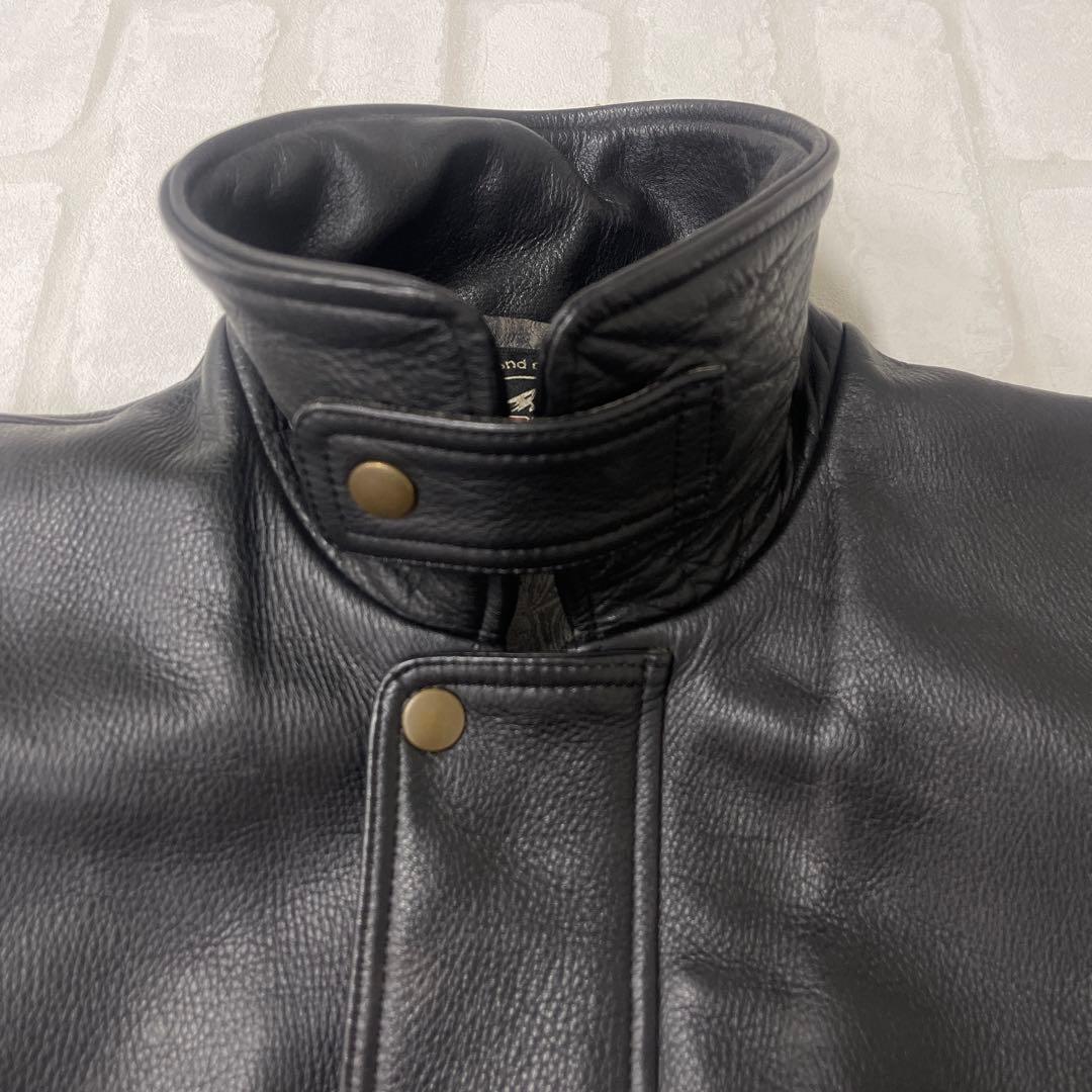 値下げ クシタニ KUSHITANI 日本製 牛革 レザー ライダースジャケット