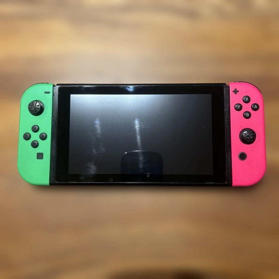 Nintendo Switch 本体 ピンク/グリーン ジャンク