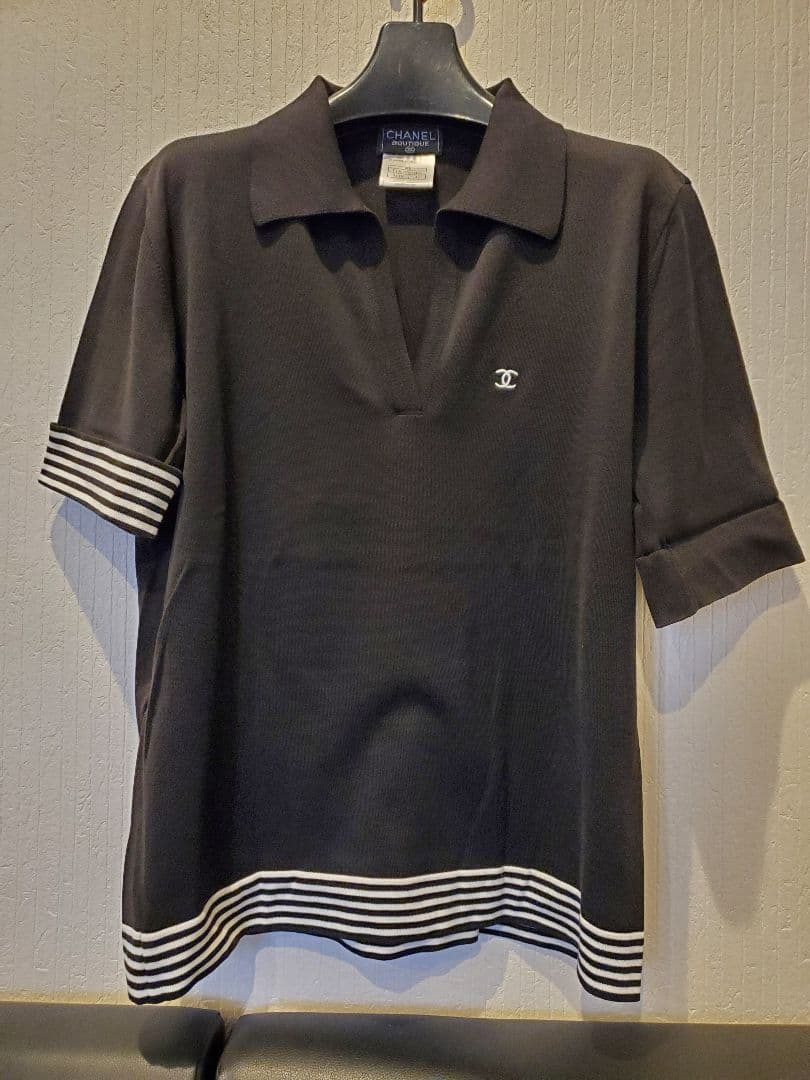 ☆okachan ☆ブラック ポロシャツ 42