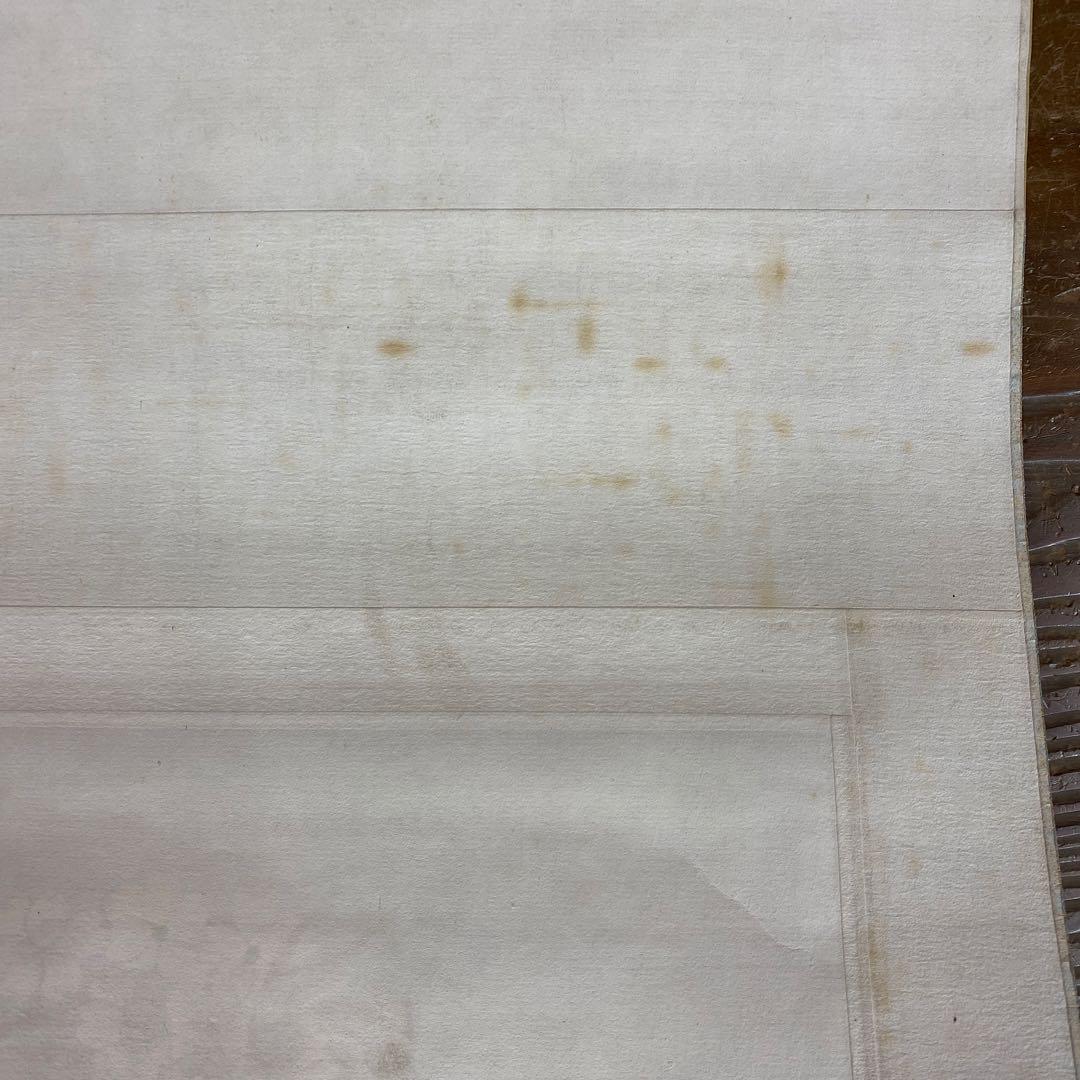 美品 掛け軸 黒光茂樹作「麗春」桜に小禽図 共箱 太巻き付 美術年鑑掲載