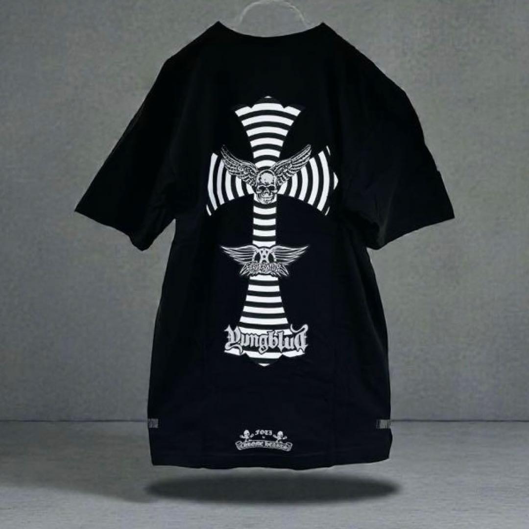 クロムハーツ青山限定 FOTI エアロスミス YUNGBLUD コラボ Tシャツ
