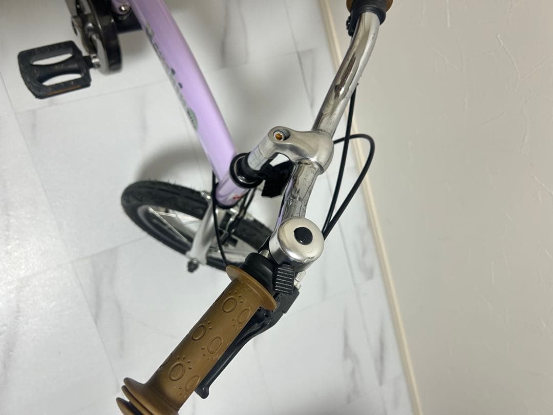 極美品 へんしんバイク 14インチ 限定カラー パープル 屋内保管 錆無し