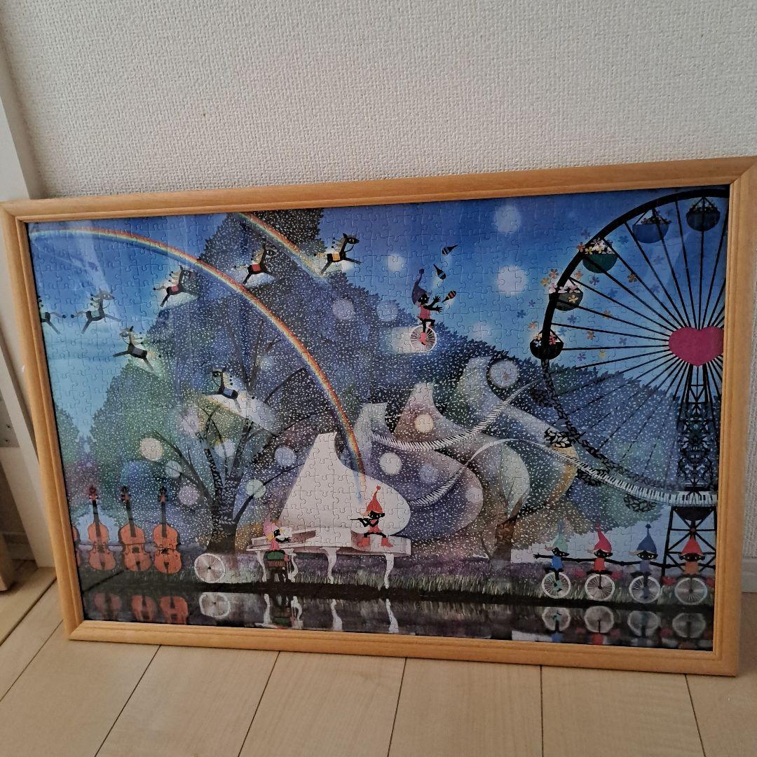 藤城清治さんの風の中の白いピアノ