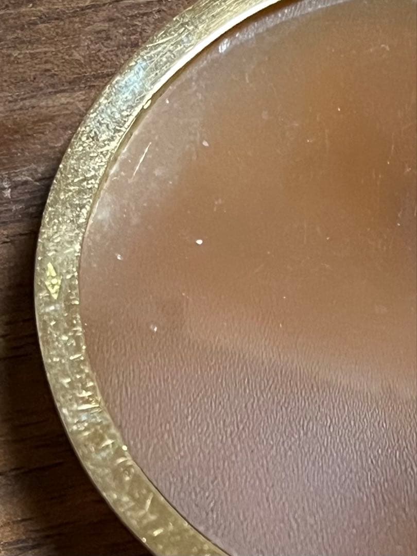 花模様カメオ ブローチ（ペンダントトップにもなります）