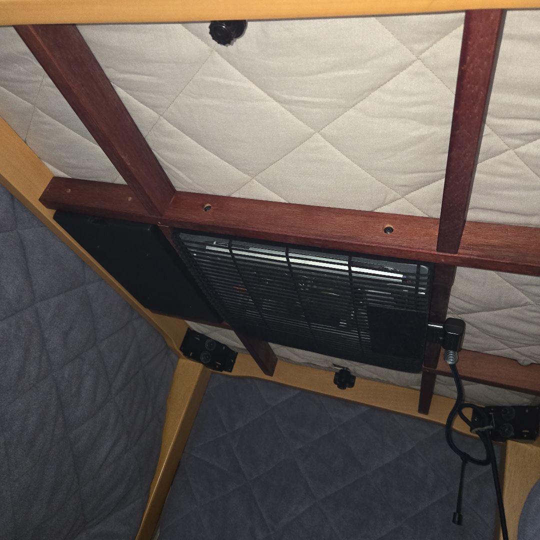 木製こたつダイニングテーブルと回転椅子セット