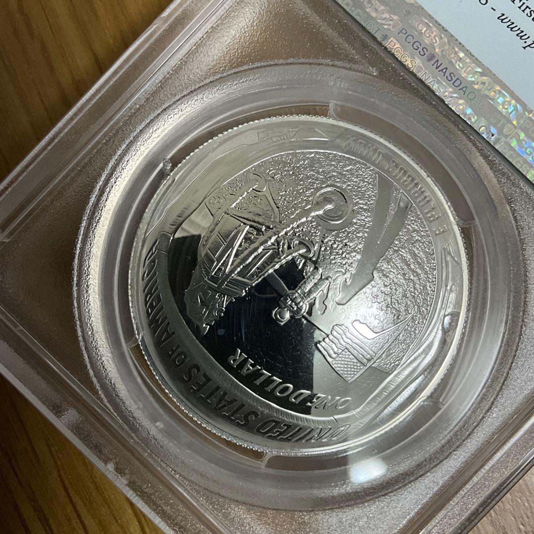 希少！シルバー イーグル2019-P PR69DCAM アポロ11 50th