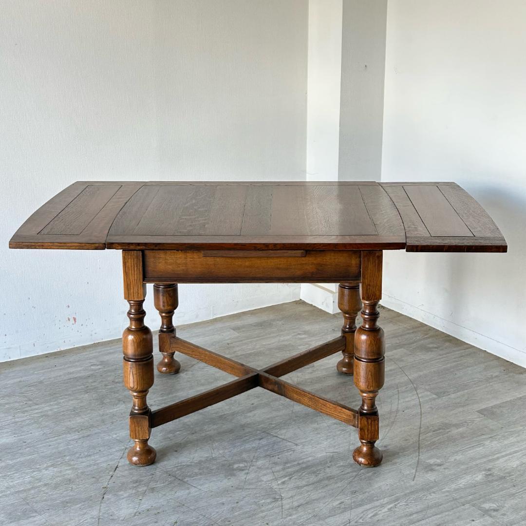 イギリス アンティーク 家具 ドローリーフテーブル 1930年頃 622A