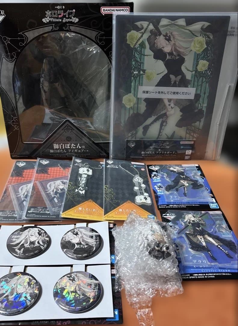 一番くじ ホロライブ ～Villain Style～ 獅白ぼたん　11点セット
