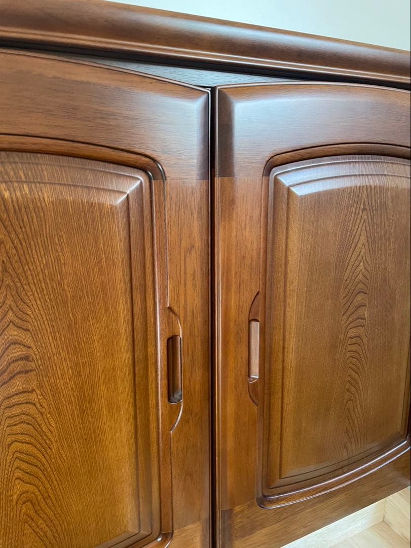 木製収納タンス 引き出し付き ブラウン　婚礼ダンス