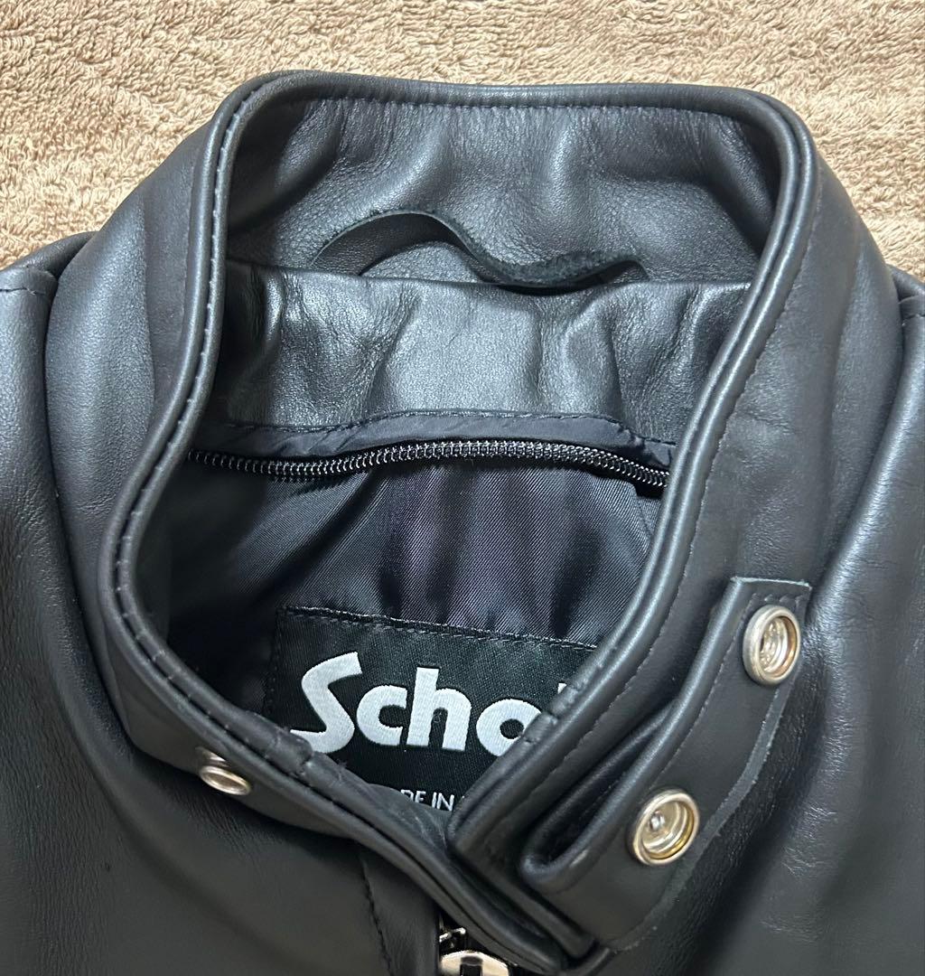 【美品】schott 641 シングルライダース サイズ40 ステアハイド