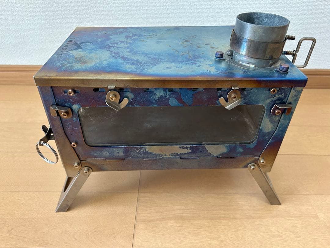 TOMOUNT チタン 薪ストーブ 折りたたみ 2m&2.5m巻き煙突