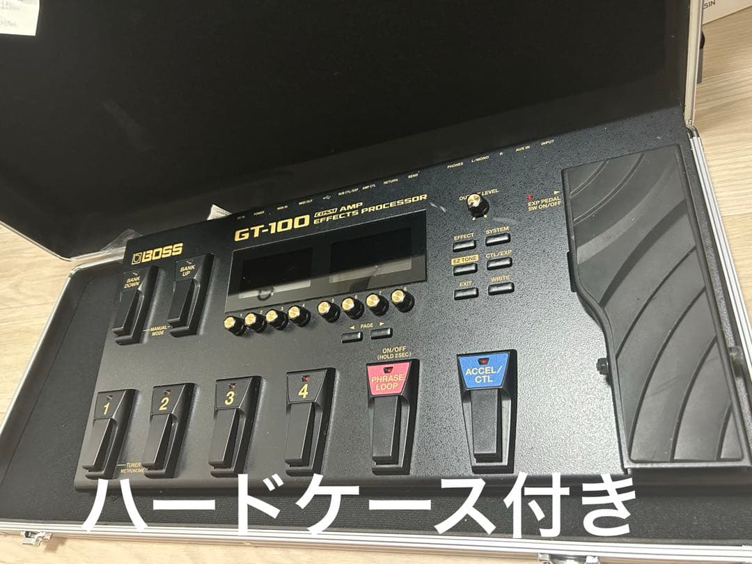 BOSS GT-100＆ハードケース付き