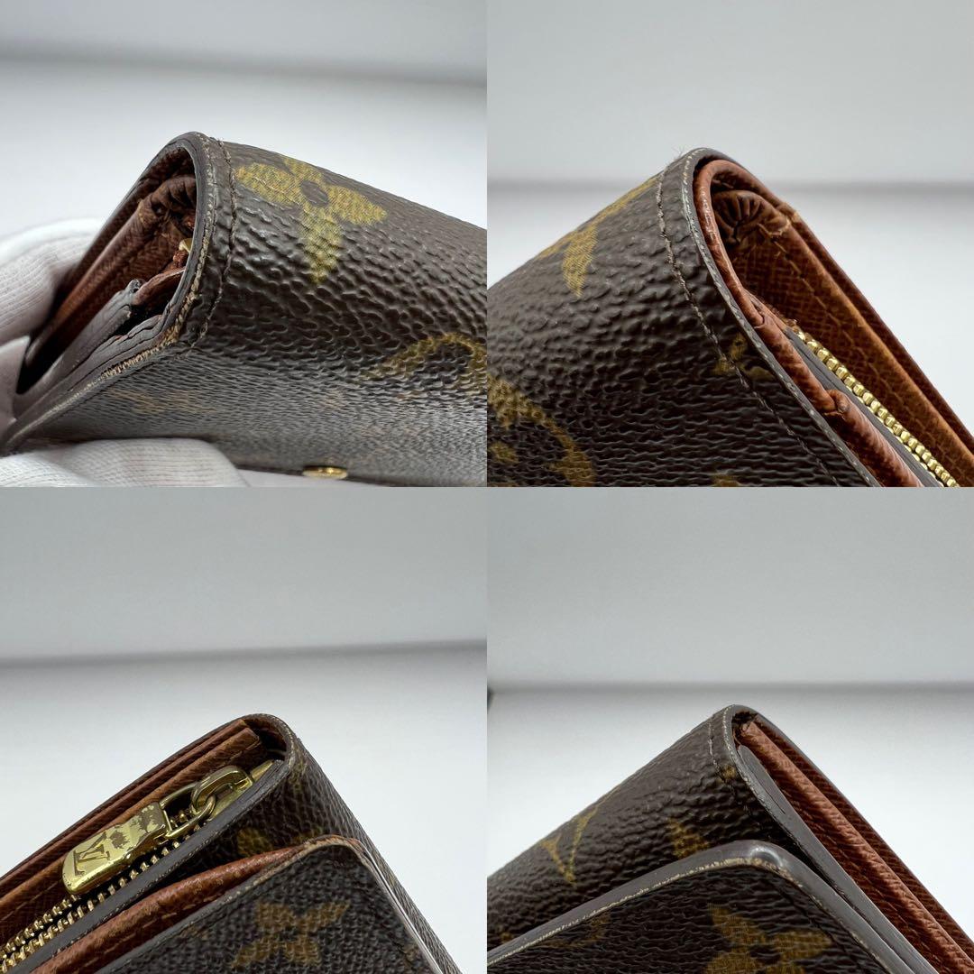 【極美品】ルイヴィトン ポルトモネビエ トレゾール 二つ折り財布 モノグラム