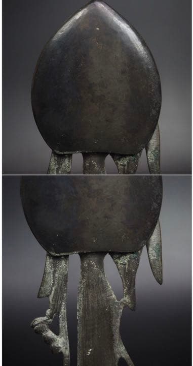 送料無料　東魏古銅如来立像　裏に文字あり　高さ20ｃｍ　中国古玩　仏教美術