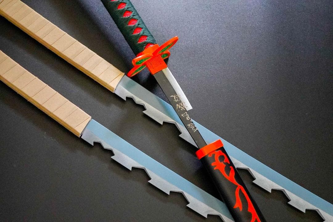 胡蝶しのぶ　日輪刀　コスプレ　金属　刀　剣　国内100㎝ 【残3】