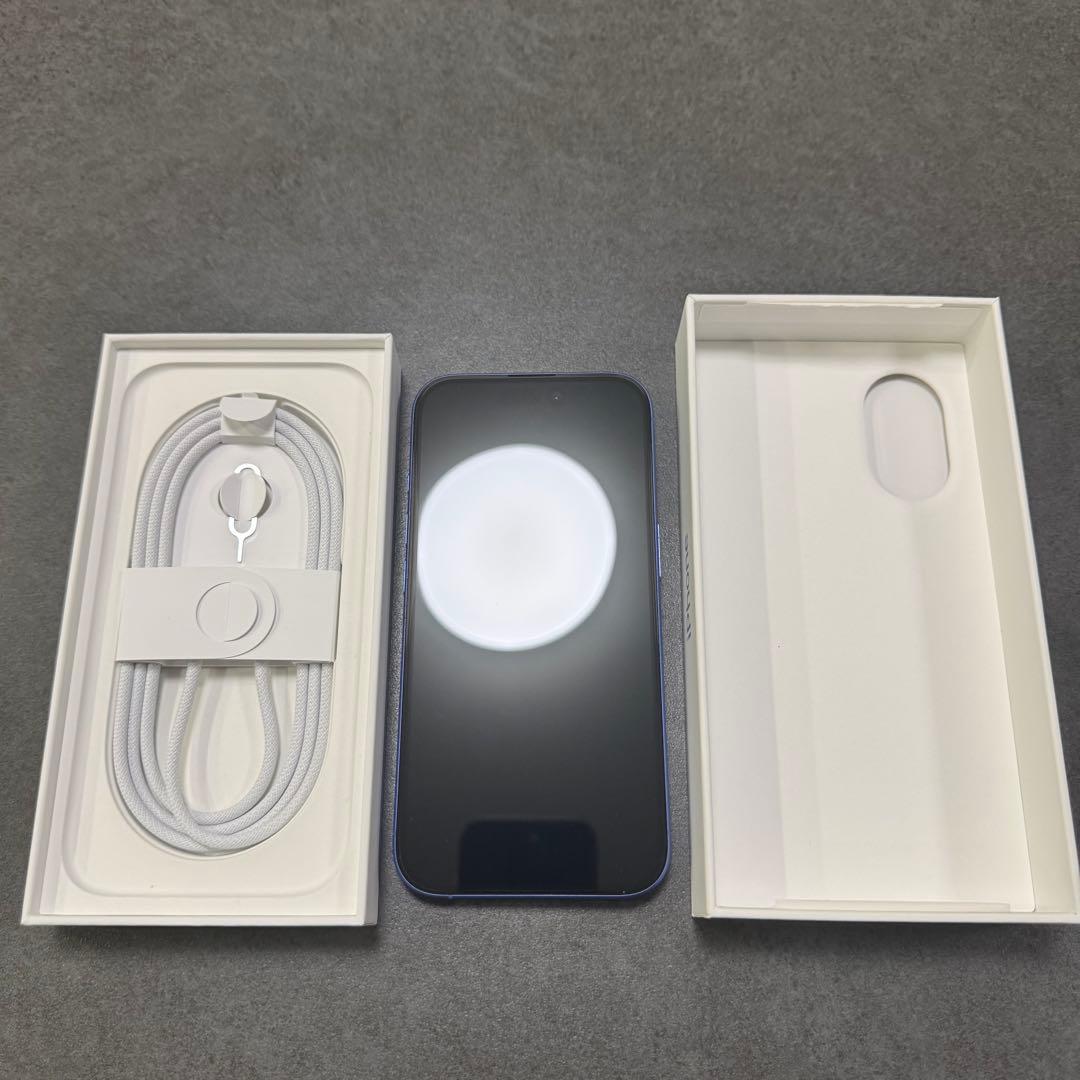 【お値下げ】iPhone16 128GB ウルトラマリン【美品】