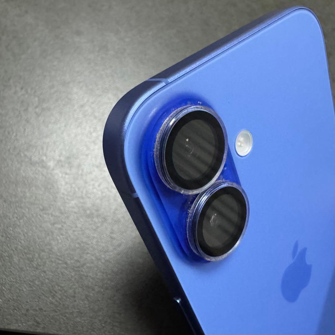 【お値下げ】iPhone16 128GB ウルトラマリン【美品】