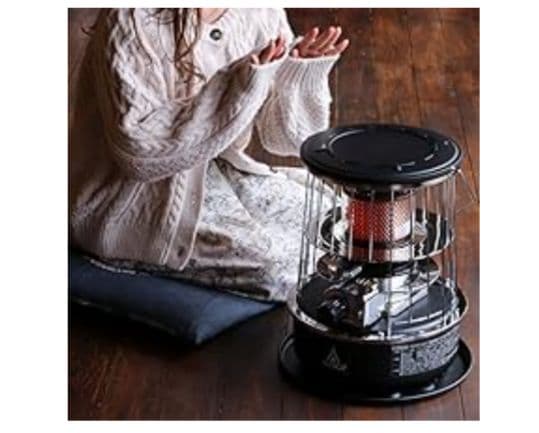 アルパカストーブ TS-77 専用バッグ＋反射板＋五徳付 黒 小型石油ストーブ