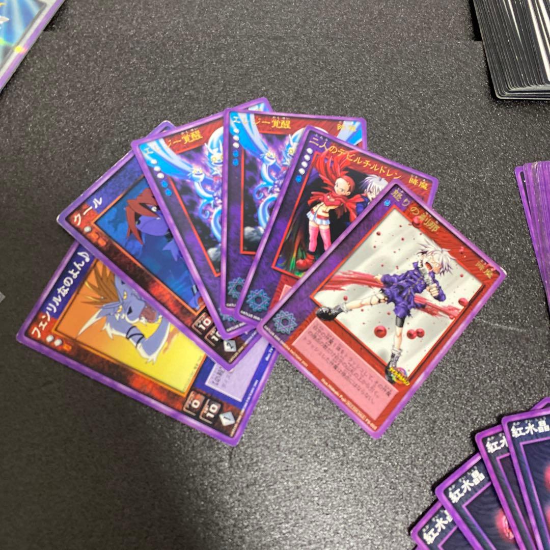 希少デビチルまとめ売り①未開封1～4弾×5パック・中古バインダー＆デッキケース他