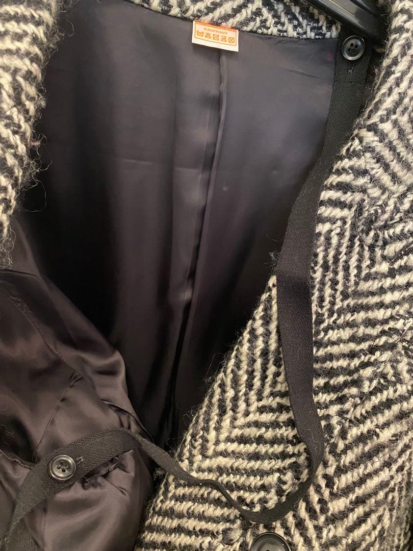 MAISON EUREKA ヘリンボーン オフィサーコート