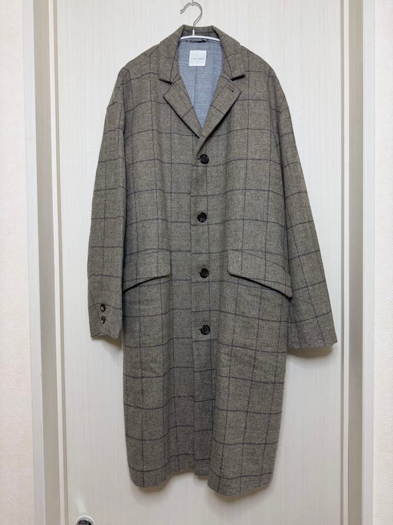 未使用　トゥジュー　チェスターコート　ウール　カシミヤ　日本製