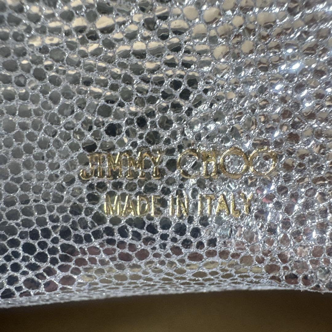 JIMMY CHOO シルバー ゴールド　パーティーバッグ　2way ラメ