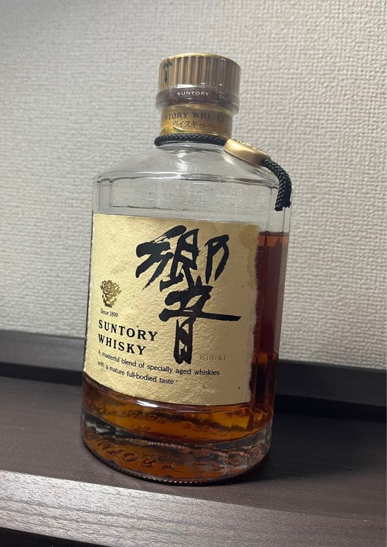 【未開封】サントリー　響　金キャップ　金裏ラベル　液面低下あり