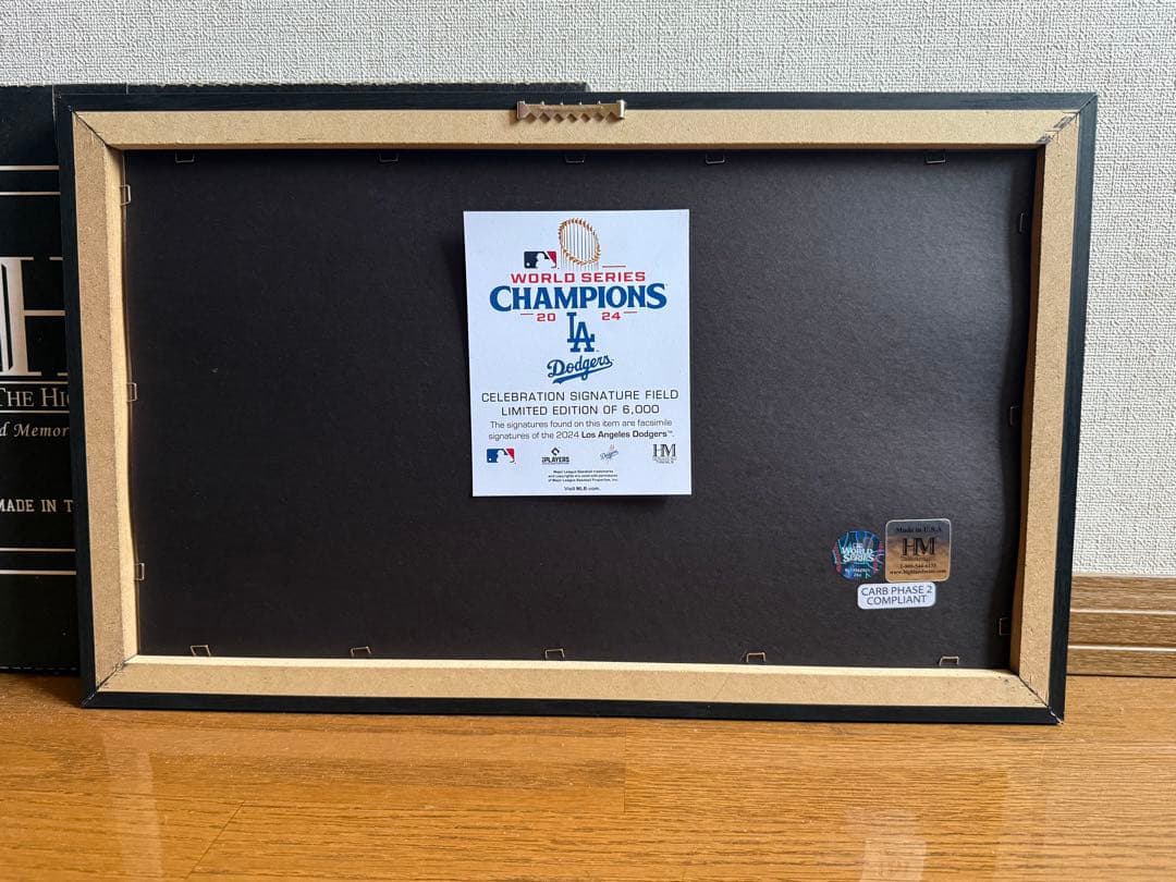 MLB ドジャース ワールドシリーズ 優勝記念 シグネチャーセレブレーション