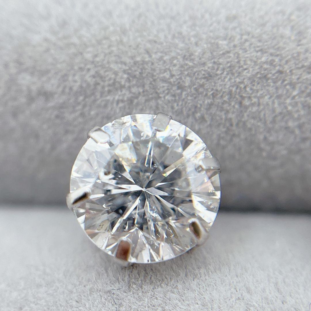 Tキラキラ ピアス 天然ダイヤ 計2.706ct  一粒 PT900 スタッド