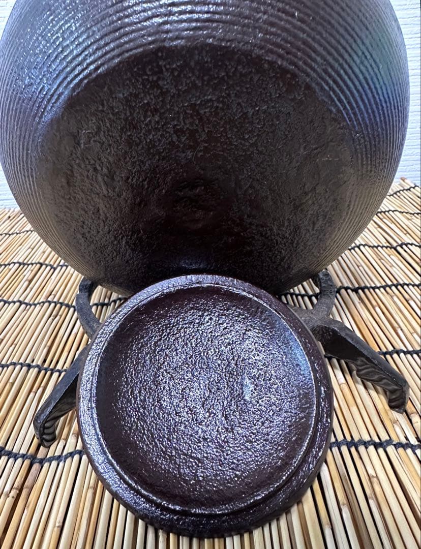 未使用品、タグ付　南部鉄器伝統工芸士　佐藤勝芳南部宝寿堂　とも様売約済み