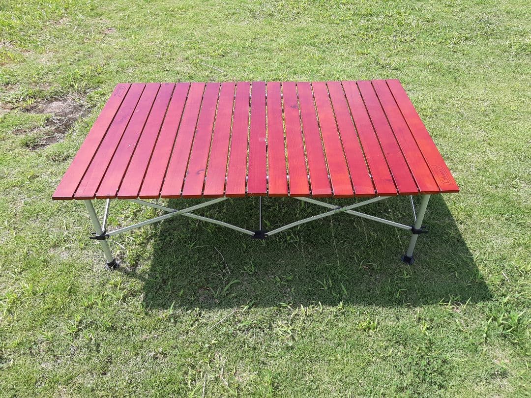 【廃盤】コールマン ウッドロール 2ステージテーブル　110