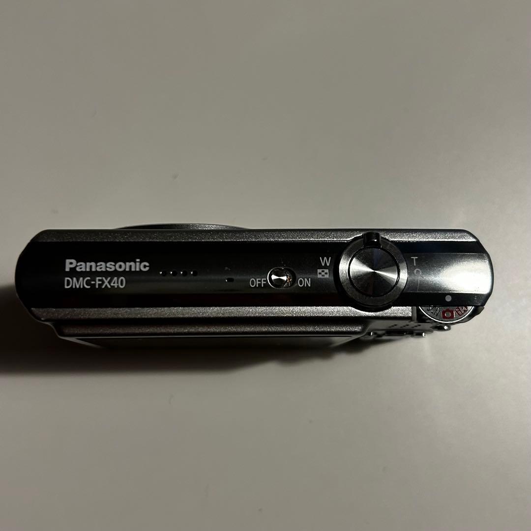 動作確認済 パナソニック LUMIX DMC-FX40 デジカメ シルバー 美品