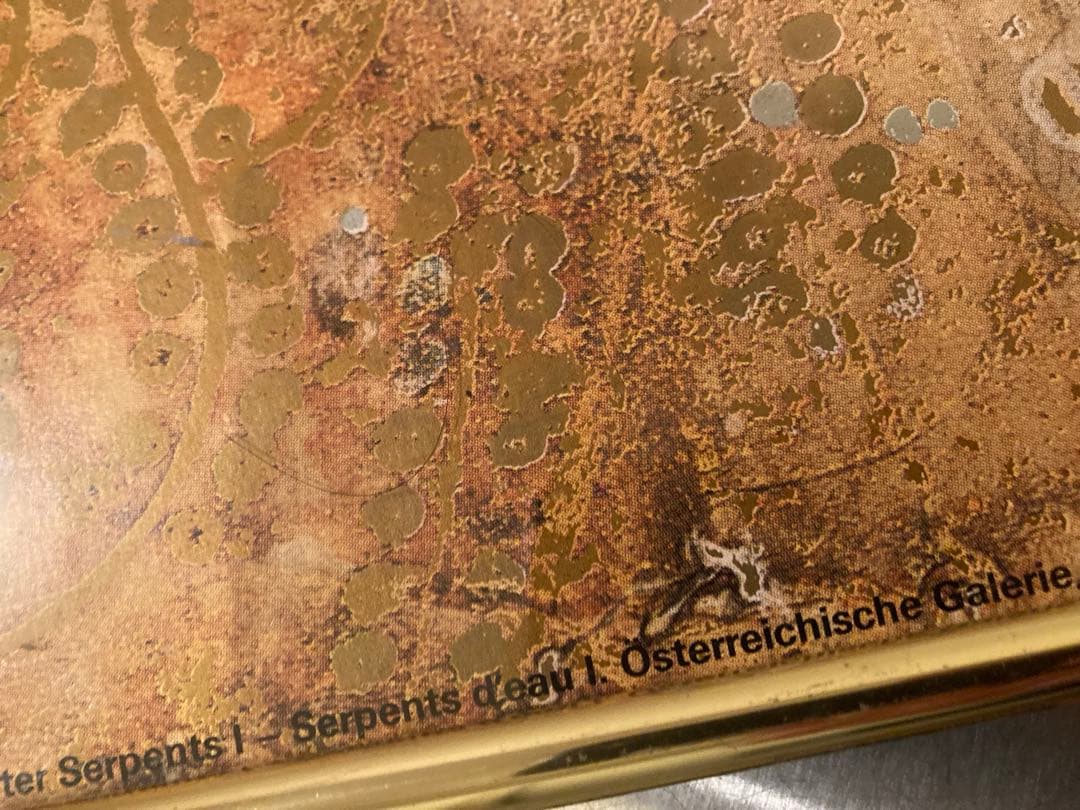 クリムト　絵画　額装　難あり　インテリア　グスタフ・クリムト 水蛇