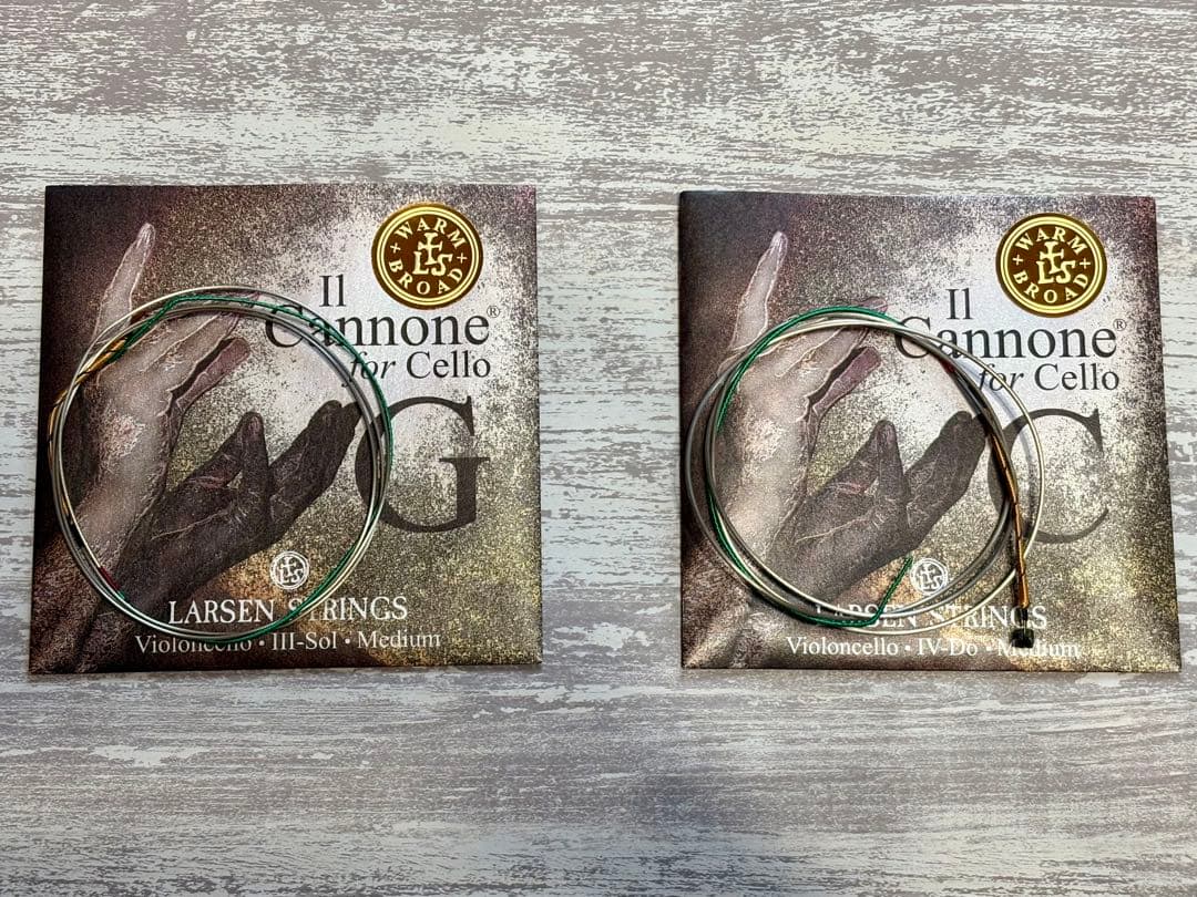 【中古】LARSEN Il Canone チェロ弦 GC線ウォームandブロード