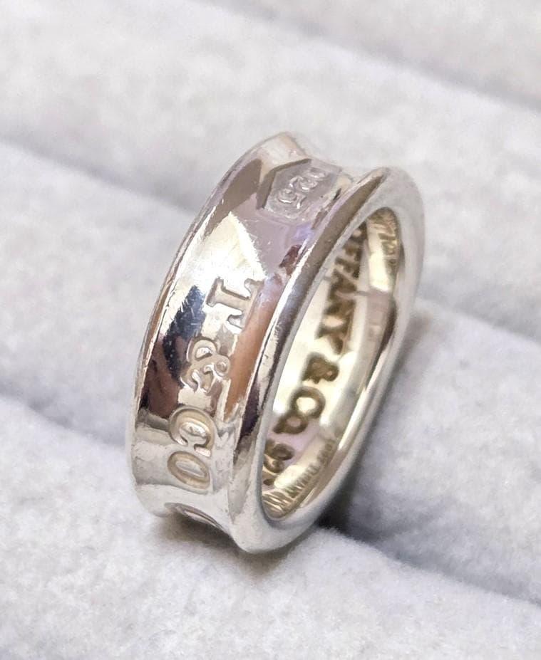 ティファニー　1837　SILVER925　シルバーリング　9号　42990