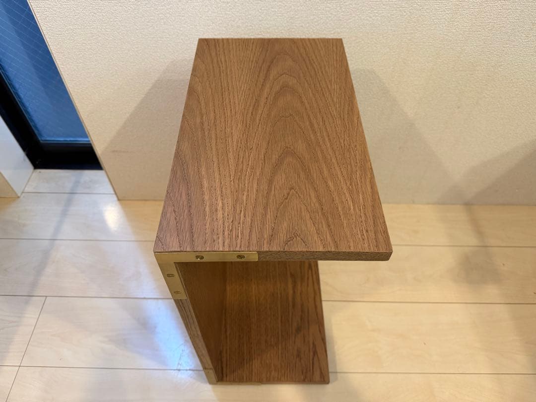 ひー　サイドテーブル Re:CENO リセノ BR 49cm ブラウン