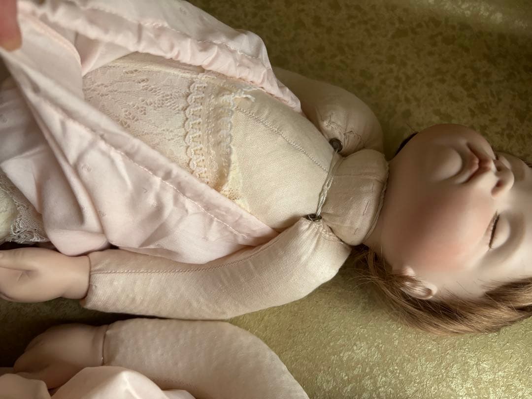 リボーンドール　双子　SUGAR BRITCHES ベビー　ビスクドール　刻印