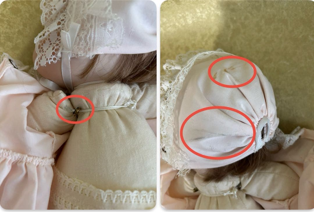 リボーンドール　双子　SUGAR BRITCHES ベビー　ビスクドール　刻印