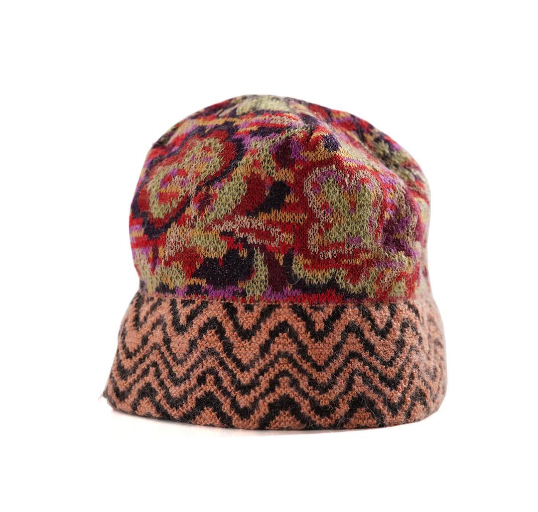 イタリア製 90s MISSONI ニット キャップ ビーニー ウール モヘア