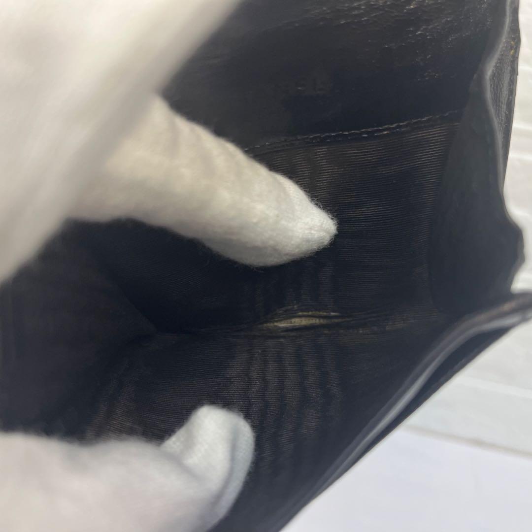 CHANEL シャネル 財布 ケース キャビアスキン ブラック デカココ