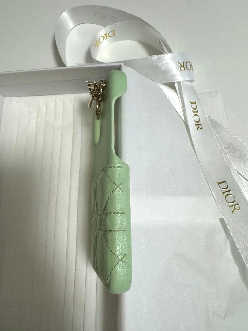 ［美品］DIOR パステルミント★iPhone15proケース