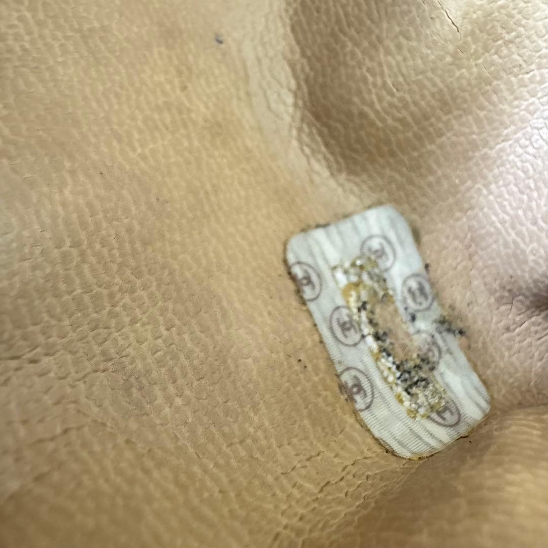 CHANEL シャネル　ケース　ポーチ　レザー　ブラック　黒　ビンテージ