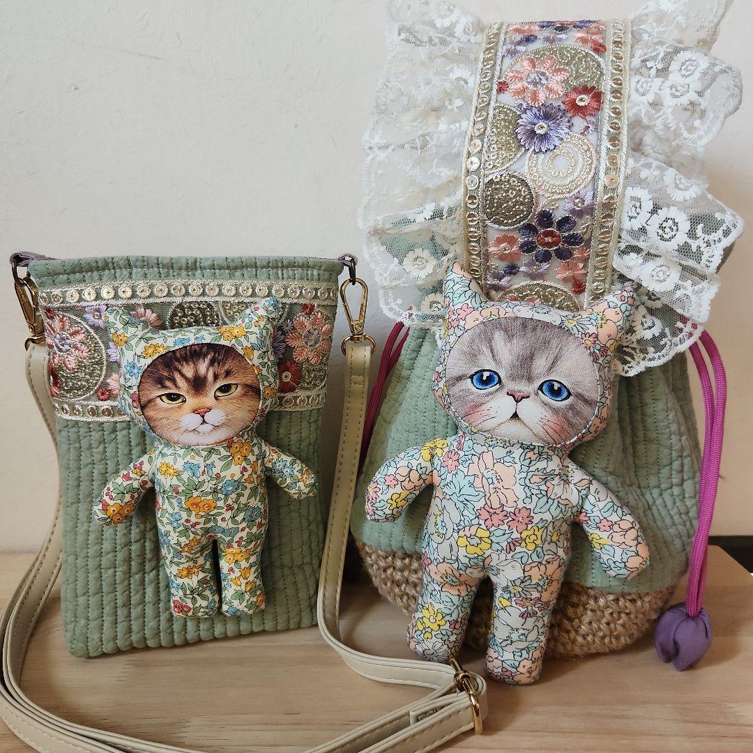 れ*ゃ様 コヤンイサムチョン　巾着バック　ハンドメイド