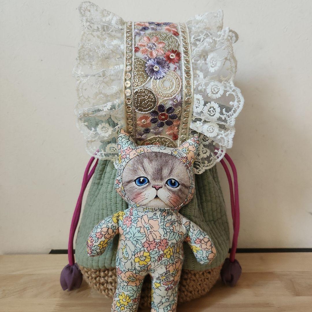 れ*ゃ様 コヤンイサムチョン　巾着バック　ハンドメイド