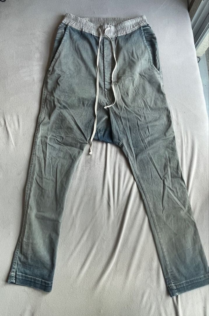 リックオウエンス ダークシャドウ ドローストリング ロング パンツ