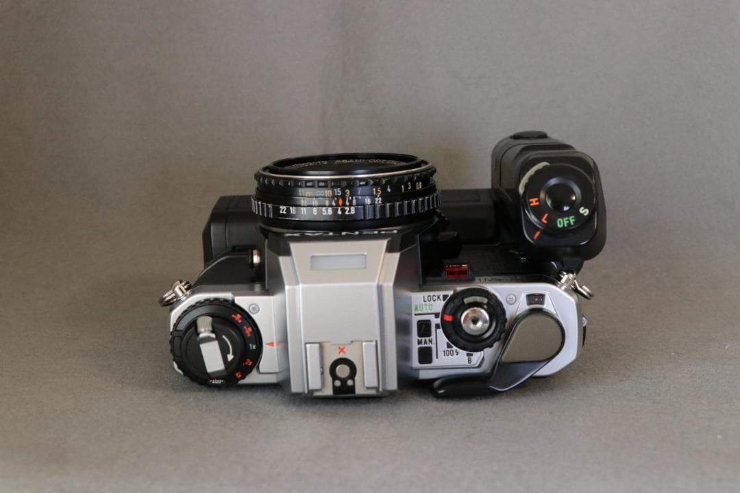 PentaxプログラムA+40mmF2.8+モータードライブA