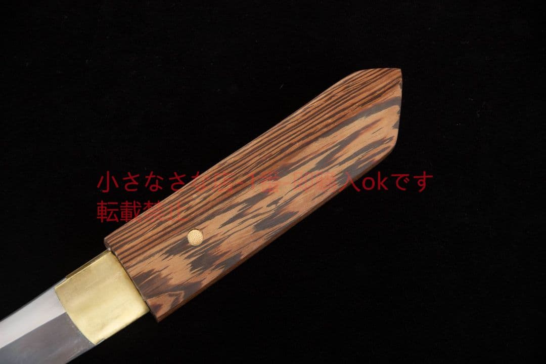 花梨木小短刀-高性能マンガン鋼 古兵器 武具　刀装具　日本刀　模造刀 軍刀